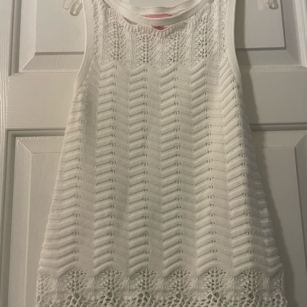 Lilly Pulitzer White Knit Top